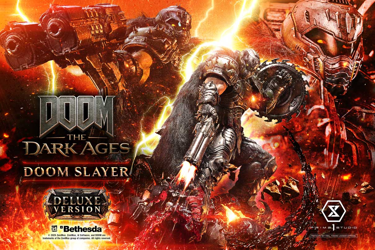Ultimate Premium Masterline DOOM: The Dark Ages DOOM Slayer Deluxe Version