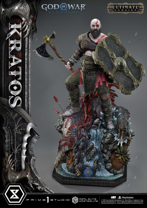 Prime 1 Studio Real Elite Masterline God of War: Ragnarok Kratos Ultimate Bonus Version(4582647120809)(4582647120809)