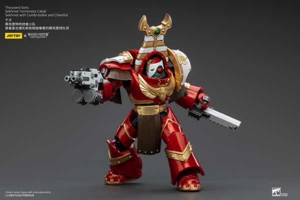 Joy Toy Thousand Sons Sekhmet Terminator Cabal Sekhmet With Combi-Bolter And Chainfist | 6973130378377