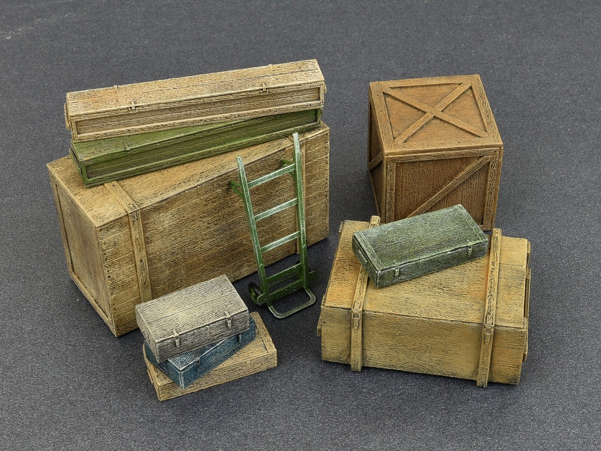 MiniArt 1/35 Wooden Boxes & Crates | 4820183311849