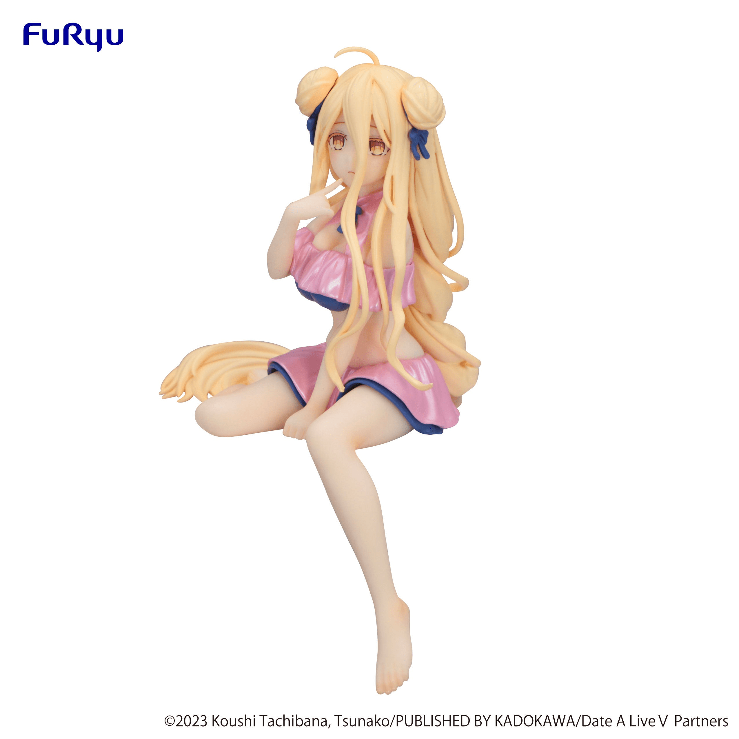 Date A LiveⅤ Noodle Stopper Figure -Mukuro Hoshimiya Swimsuit Pastel Pink Color ver.- | 4571623511687