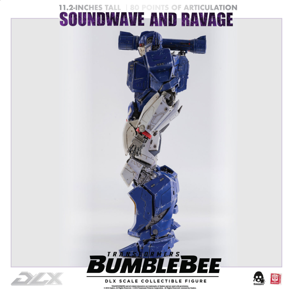 Three Zero Transformers: Bumblebee - DLX Soundwave and Ravage | 4897056202627