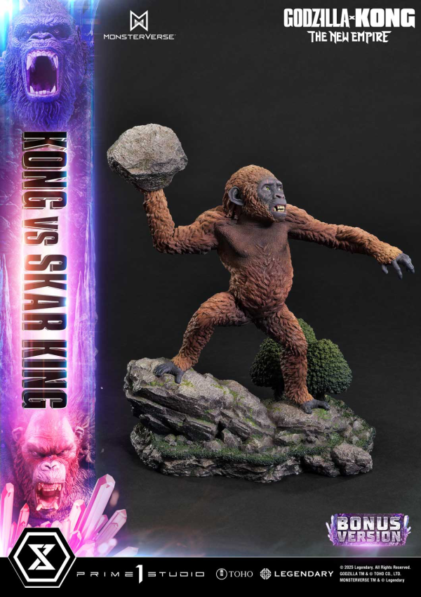 Prime 1 Studio Ultimate Diorama Masterline Godzilla x Kong: The New Empire (Film) Kong vs Skar King Bonus Version | 4582647121707