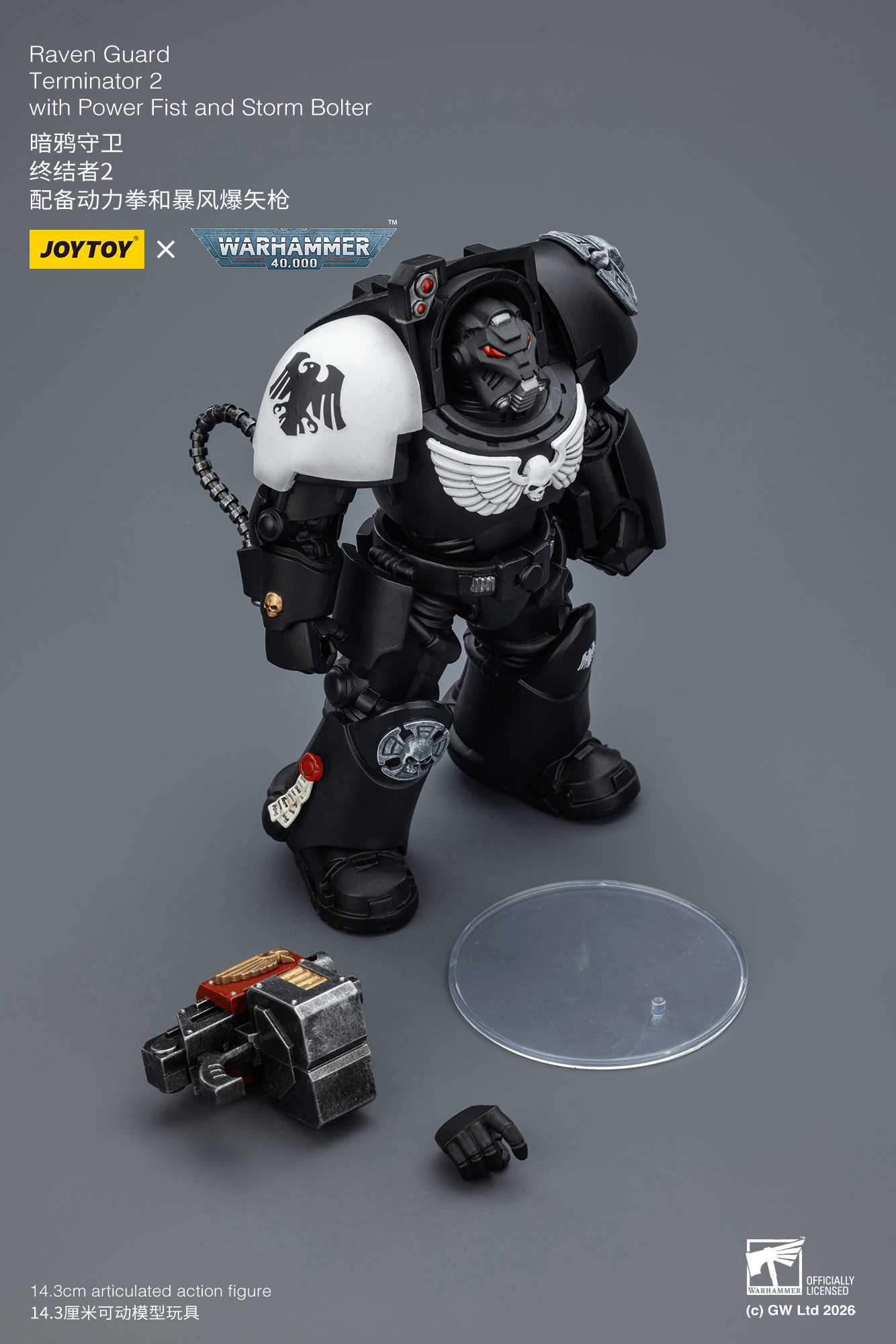 Raven Guard Terminator 2 with Power Fist and Storm Bolter | 6927054403257