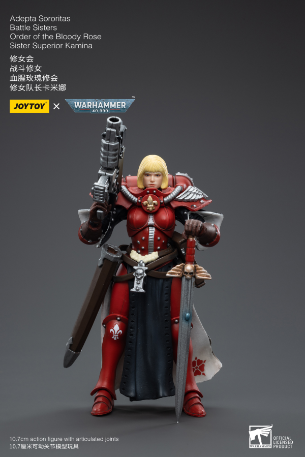 Joy Toy Adepta Sororitas Battle Sisters Order of the Bloody Rose Sister Superior Kamina | 6973130374515