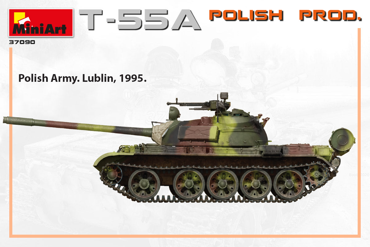 MiniArt T-55A Polish Production | 4820183313034
