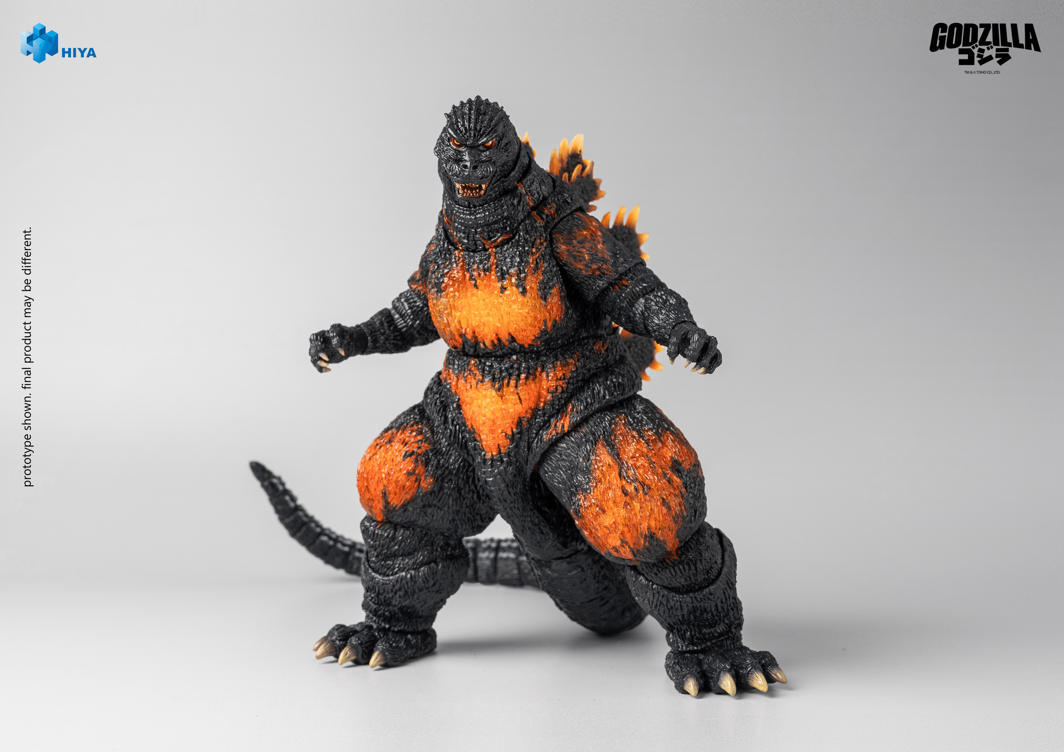 HIYA Exquisite Basic Series None Scale 7 Inch Godzilla vs. Destoroyah 1995 Burning Godzilla Action Figure | 6957534205026