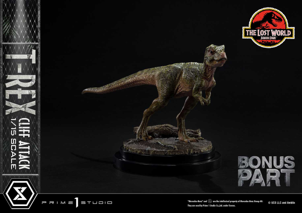 Prime 1 Studio Legacy Museum Collection The Lost World: Jurassic Park (Film) T-Rex Cliff Attack 1/15 scale Bonus Version | 4582647121011