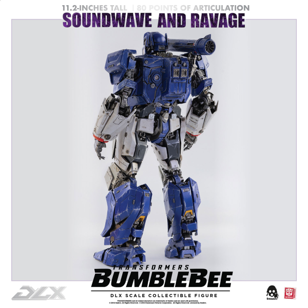 Three Zero Transformers: Bumblebee - DLX Soundwave and Ravage | 4897056202627