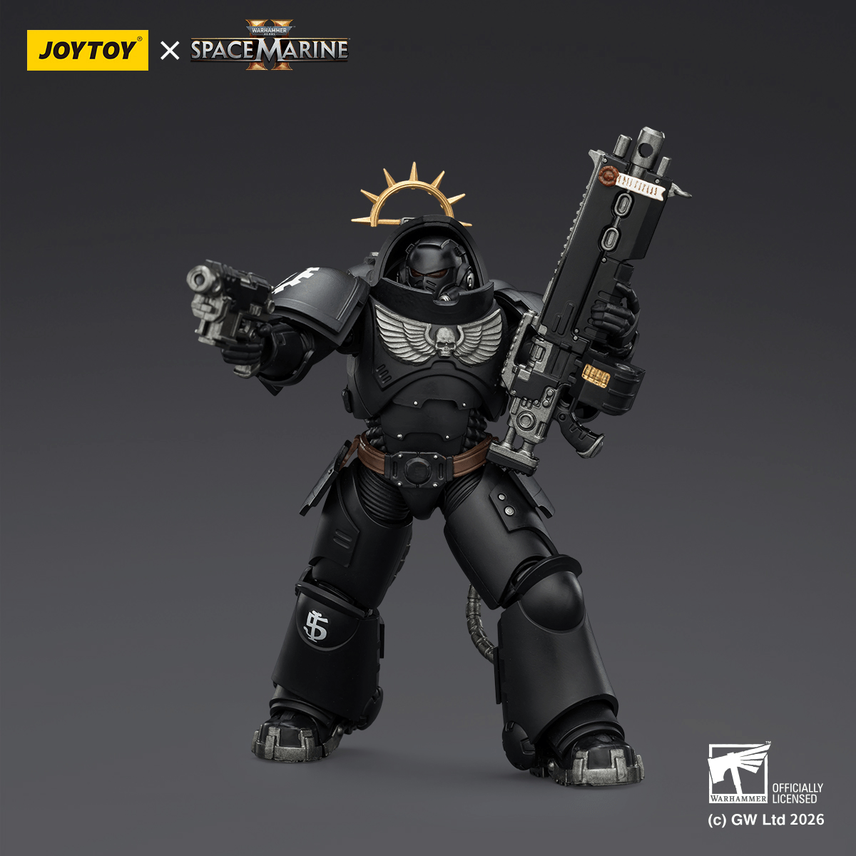 Game Edition Iron Hands Heavy Intercessor with Heavy Bolt Rifle and Bolt Pistol | 6927054403714