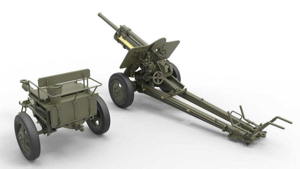 MiniArt 1/35 USV-BR 76-mm Gun Mod.1941 w/Limber & Crew | 4820041102886