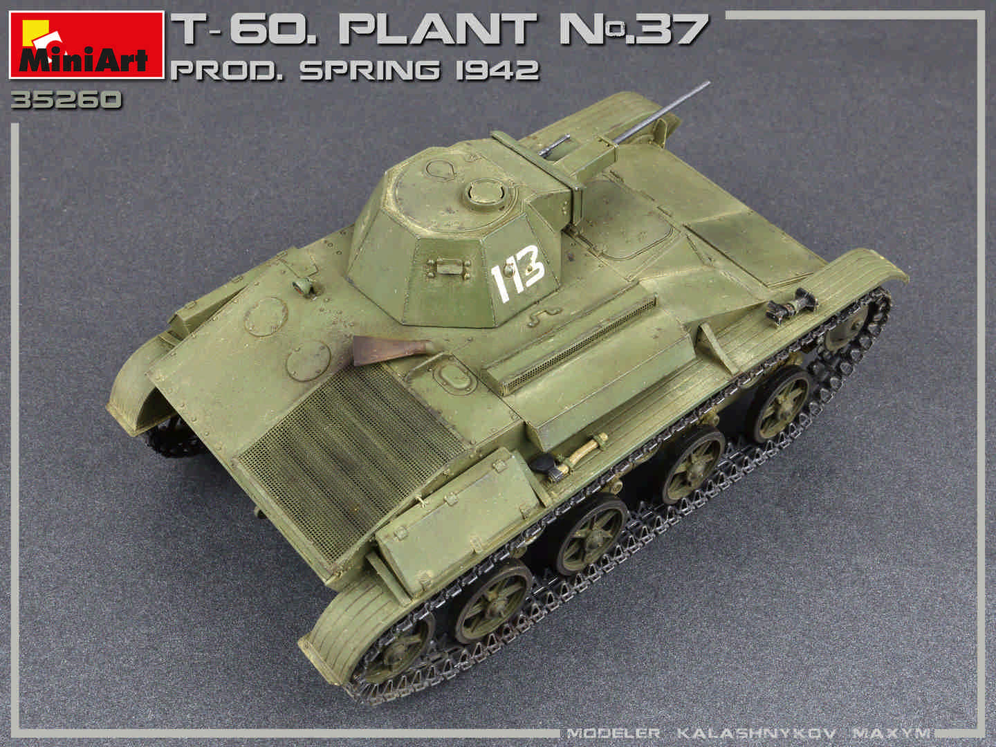 MiniArt 'T-60 (Plant .37) Prod.Spring 1942. Interior Kit' | 4820183312181