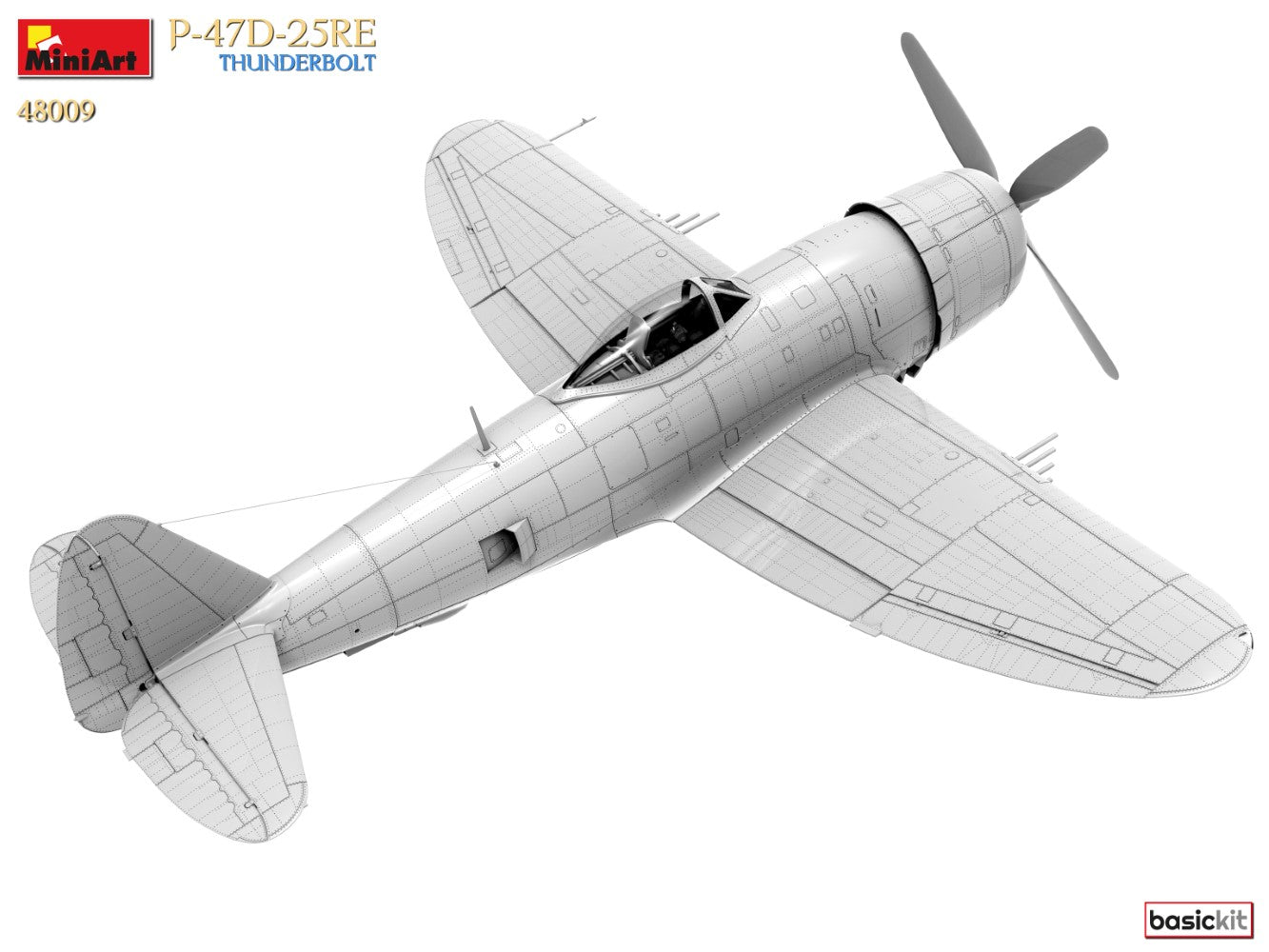 MiniArt 1/48 P-47D-25RE Thunderbolt (Basic Kit) | 5905090346869