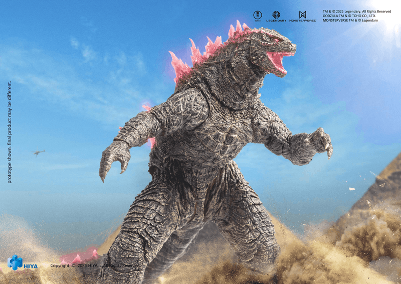 HIYA TOYS HIYA Exquisite Basic Series None Scale 6 Inch Godzilla x Kong The New Empire Godzilla Heat Ray Godzilla Evolved Ver. Action Figure | 6957534205309