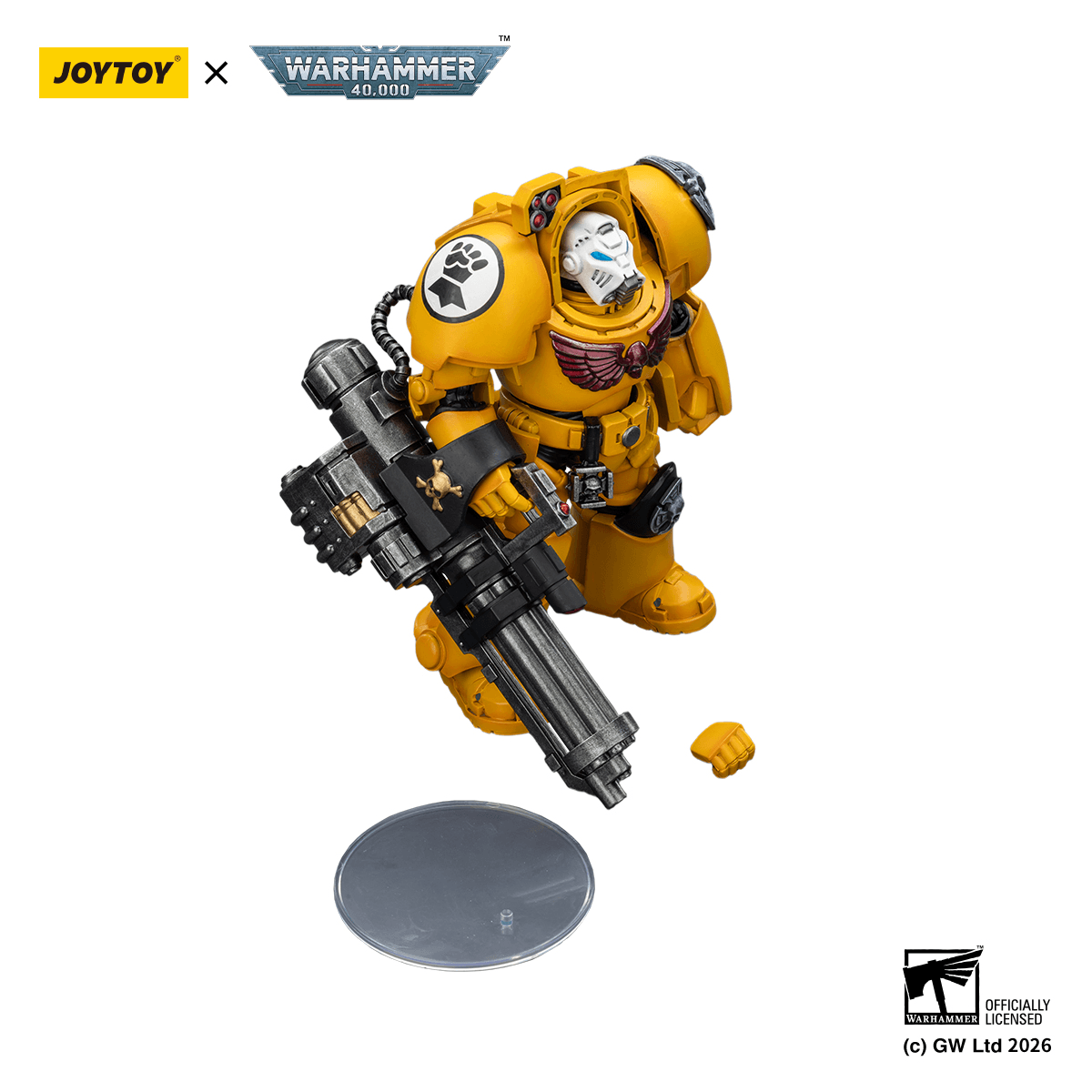 Imperial Fists Terminator 3 with Power Fist and Assault Cannon | 6927054403172