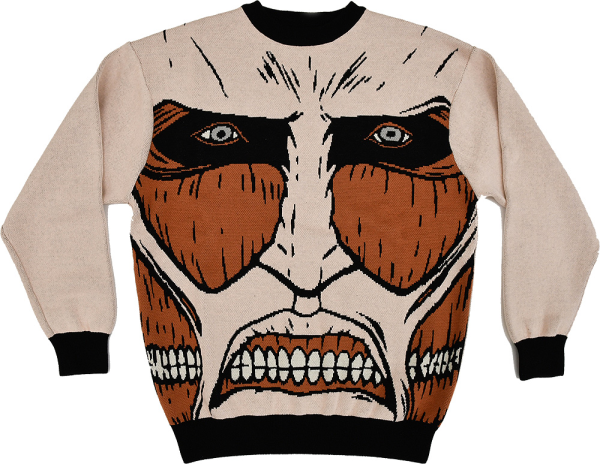 Attack on Titan Colossal Titan Knit Sweater | 4580590187788