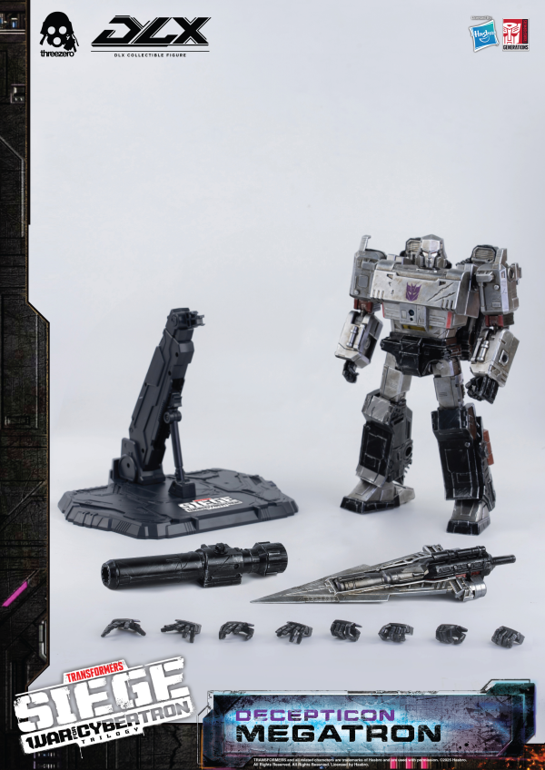 threezero Transformers: War for Cybertron Trilogy - DLX Megatron | 4895250816350