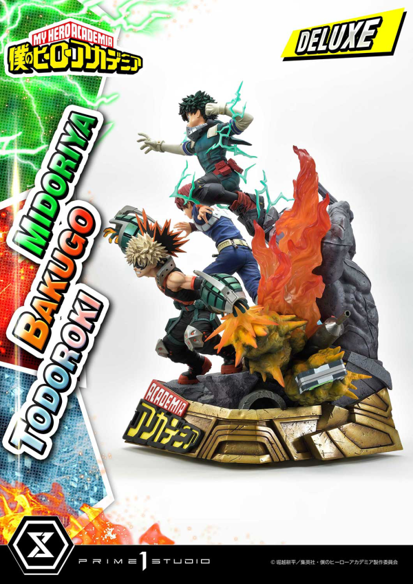 Prime 1 Studio Ultimate Premium Masterline My Hero Academia Midoriya, Bakugo & Todoroki Deluxe Version | 4582535945804