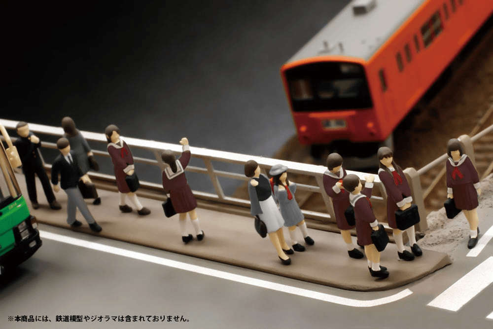1/80 Scale super minifigure series12 That Day's Bus Stop Set 2 | 4582362383206