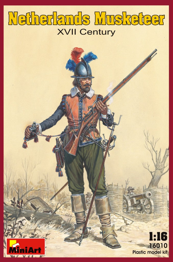 MiniArt Netherlands Musketeer. XVII c. (1/16) | 4820041100295