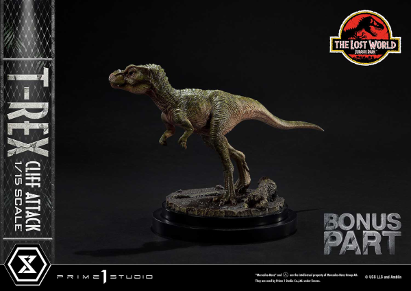 Prime 1 Studio Legacy Museum Collection The Lost World: Jurassic Park (Film) T-Rex Cliff Attack 1/15 scale Bonus Version | 4582647121011