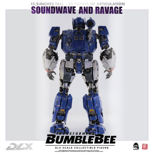Three Zero Transformers: Bumblebee - DLX Soundwave and Ravage | 4897056202627