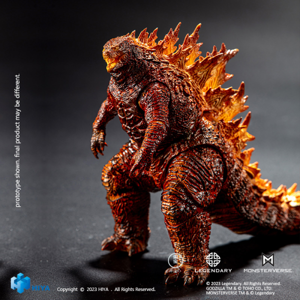 HIYA Toys Exquisite Basic Godzilla: King of the Monsters Burning Godzilla | 6957534202728