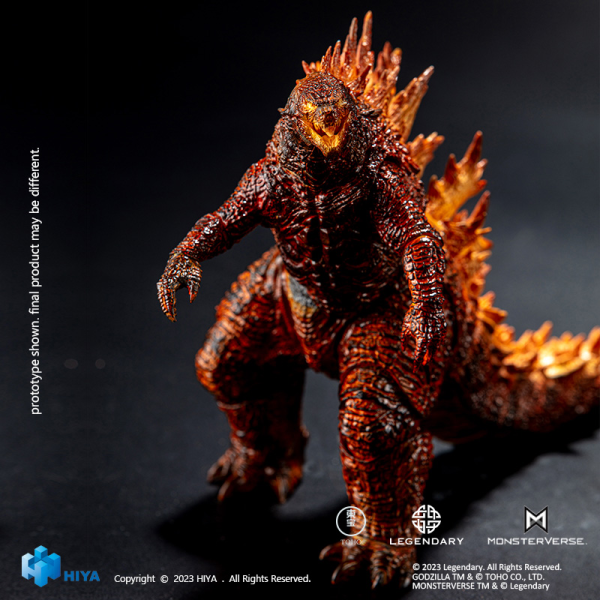 HIYA Toys Exquisite Basic Godzilla: King of the Monsters Burning Godzilla | 6957534202728