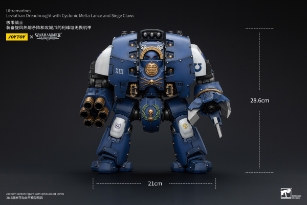 Joy Toy Ultramarines Leviathan Dreadnought with Cyclonic Melta Lance And Siege Claws(6973130378643)(6973130378643)
