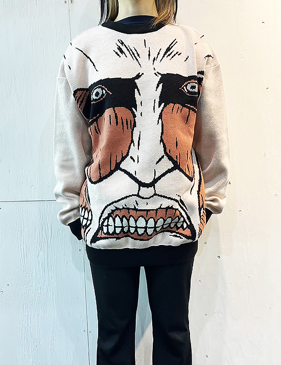 Attack on Titan Colossal Titan Knit Sweater | 4580590187788