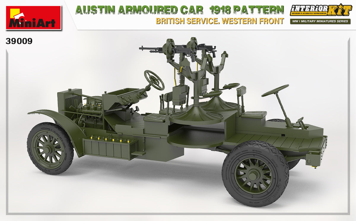 MiniArt 1/35 Austin Armoured Car 1918 Pattern. British Service. Western Front . Interior Kit | 4820183313591