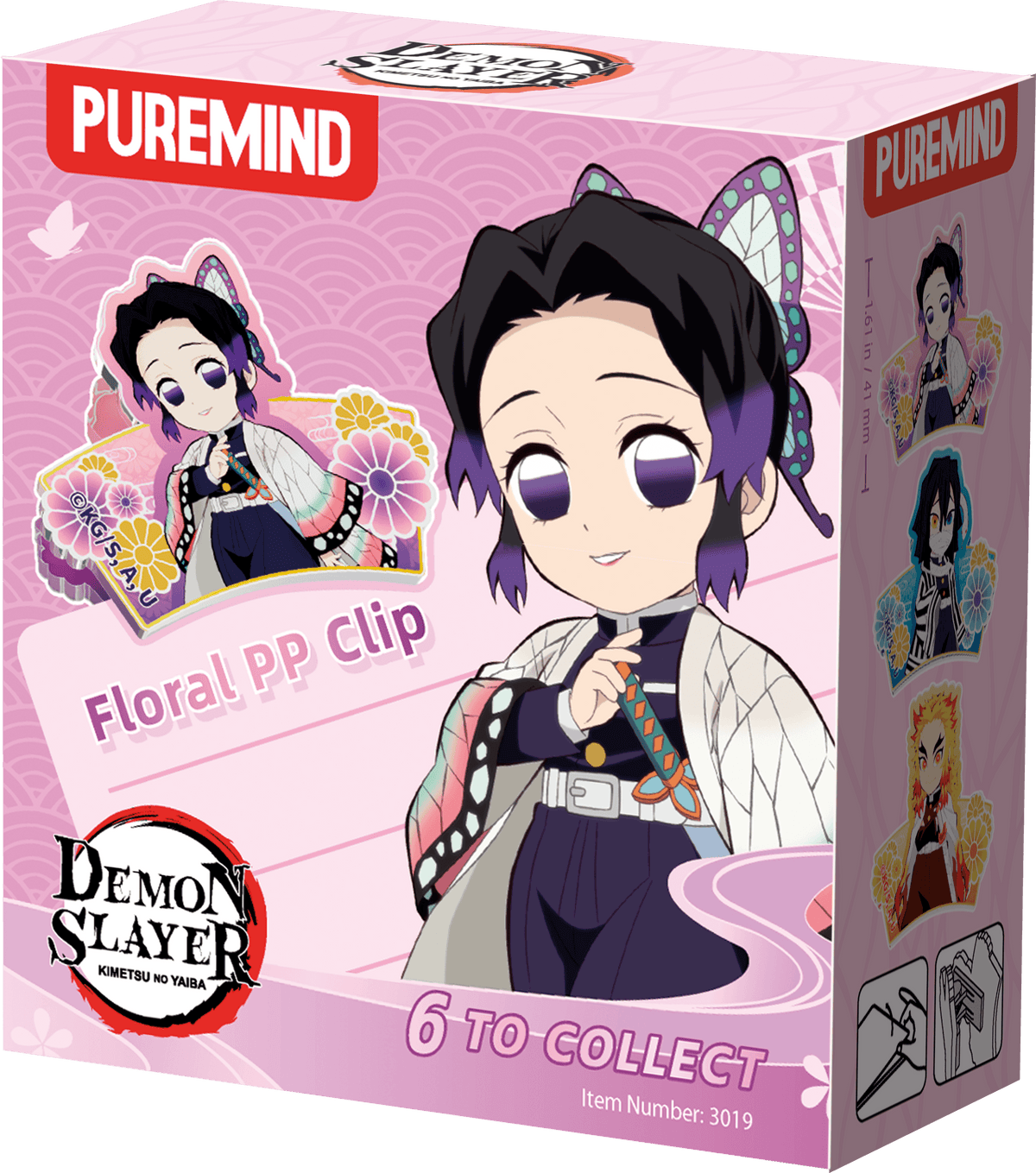 Demon Slayer - Floral PP Clip (Box of 6)