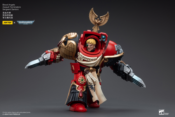 Joy Toy Blood Angels Assault Terminators Sergeant Santoro | 6973130375505