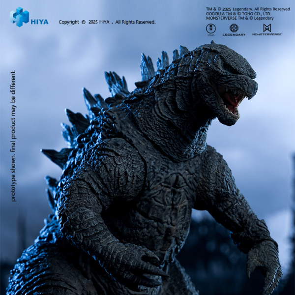 HIYA TOYS Exquisite Basic Series None Scale 7 Inch Godzilla 2014 Godzilla Translucent Ver. | 6957534204111