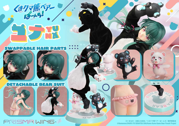 Prime 1 Studio PRISMA WING Kuma Kuma Kuma Bear Punch! Yuna 1/7 Scale Pre-Painted Figure | 4582647120601