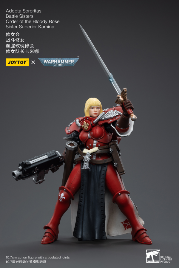 Joy Toy Adepta Sororitas Battle Sisters Order of the Bloody Rose Sister Superior Kamina | 6973130374515