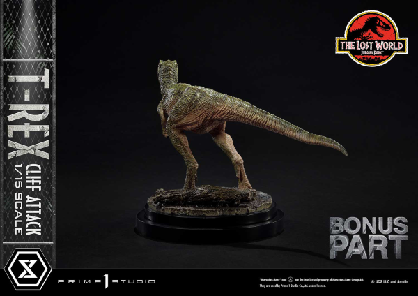 Prime 1 Studio Legacy Museum Collection The Lost World: Jurassic Park (Film) T-Rex Cliff Attack 1/15 scale Bonus Version | 4582647121011