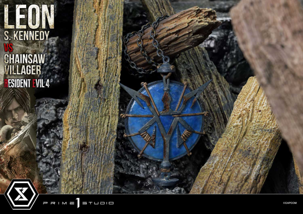 Prime 1 Studio Ultimate Premium Masterline Resident Evil 4 Leon S. Kennedy versus Chainsaw Villager | 4582647120878