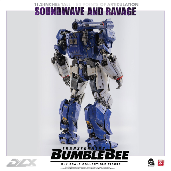 Three Zero Transformers: Bumblebee - DLX Soundwave and Ravage | 4897056202627