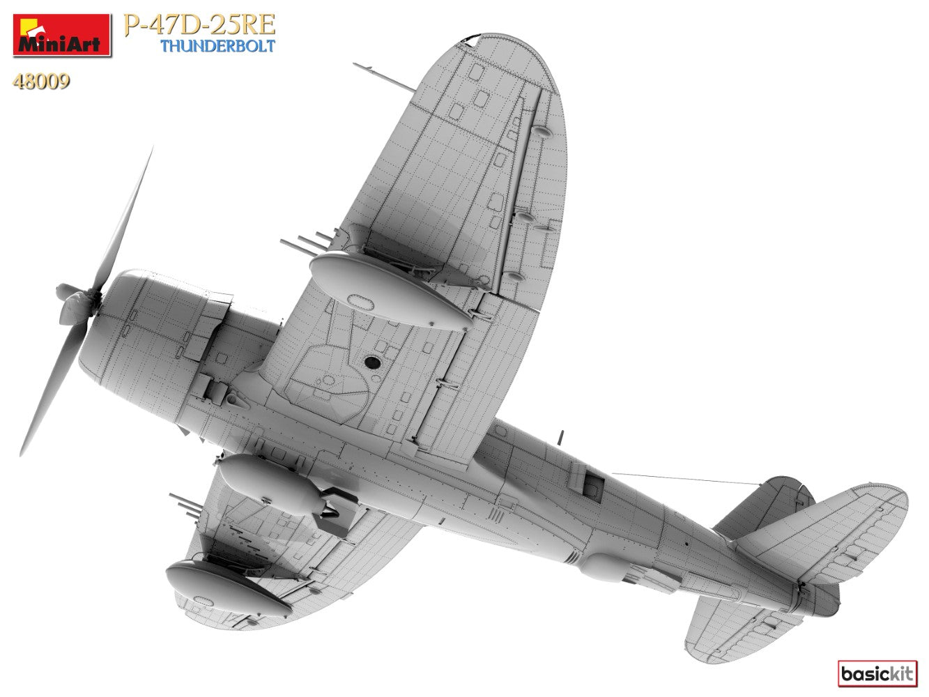 MiniArt 1/48 P-47D-25RE Thunderbolt (Basic Kit) | 5905090346869