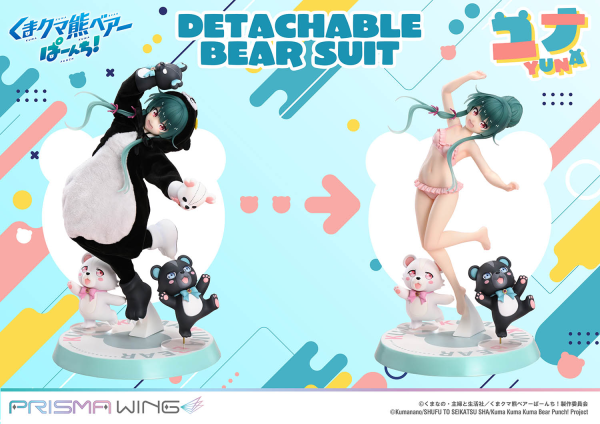 Prime 1 Studio PRISMA WING Kuma Kuma Kuma Bear Punch! Yuna 1/7 Scale Pre-Painted Figure | 4582647120601