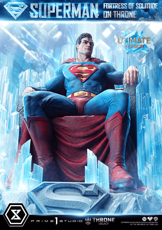 Prime 1 Studio Throne Legacy Superman (Comics) Superman Fortress of Solitude on Throne (Design by Gabriele Dell'Otto) Ultimate Bonus Version | 4582647122162