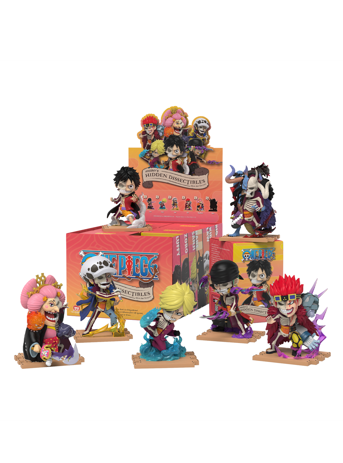 Freeny’s Hidden Dissectibles: One Piece (Wano) (Box of 6)