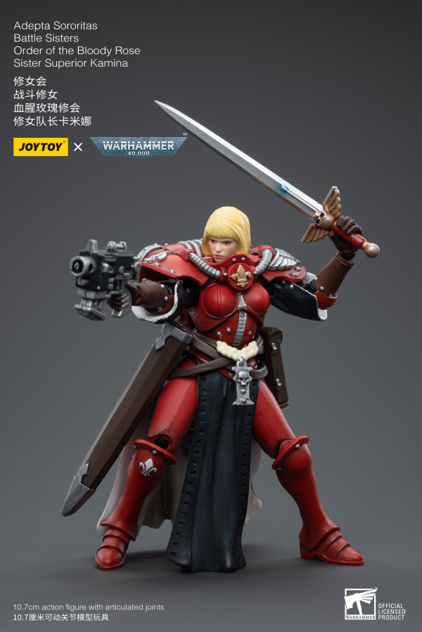Joy Toy Adepta Sororitas Battle Sisters Order of the Bloody Rose Sister Superior Kamina | 6973130374515