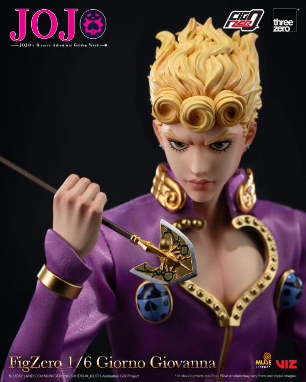 threezero JOJO's Bizarre Adventure: Golden Wind FigZero 1/6 Giorno Giovanna | 4895250817470