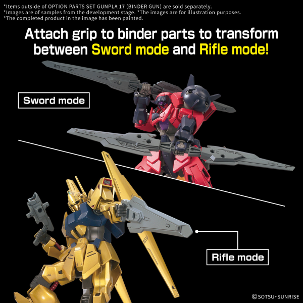 OPTION PARTS SET GUNPLA 17 (BINDER GUN) | 4573102686831