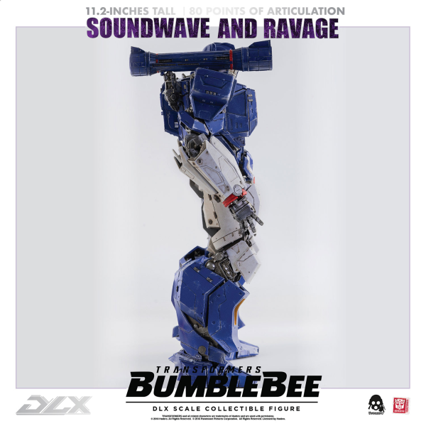 Three Zero Transformers: Bumblebee - DLX Soundwave and Ravage | 4897056202627
