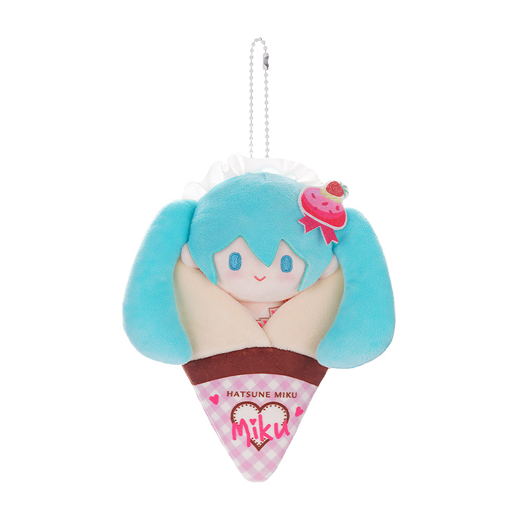Character Vocal Series 01: Hatsune Miku Crêpe Mascot Keychain B | 4580416929684