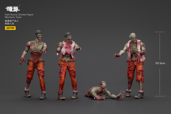 JOYTOY Dark Source Zombie Figure Mechanic Team | 6927054401567