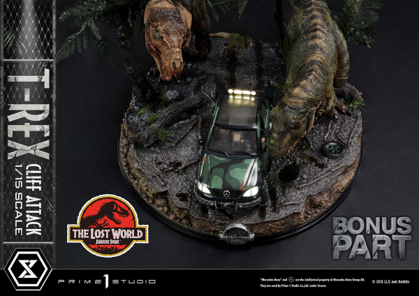 Prime 1 Studio Legacy Museum Collection The Lost World: Jurassic Park (Film) T-Rex Cliff Attack 1/15 scale Bonus Version | 4582647121011